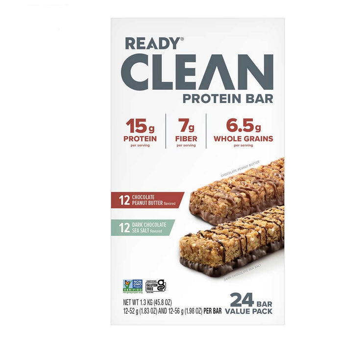 Ready Protein Bar, Chocolate Peanut Butter and Sea Salt, 24-count, 2 pack