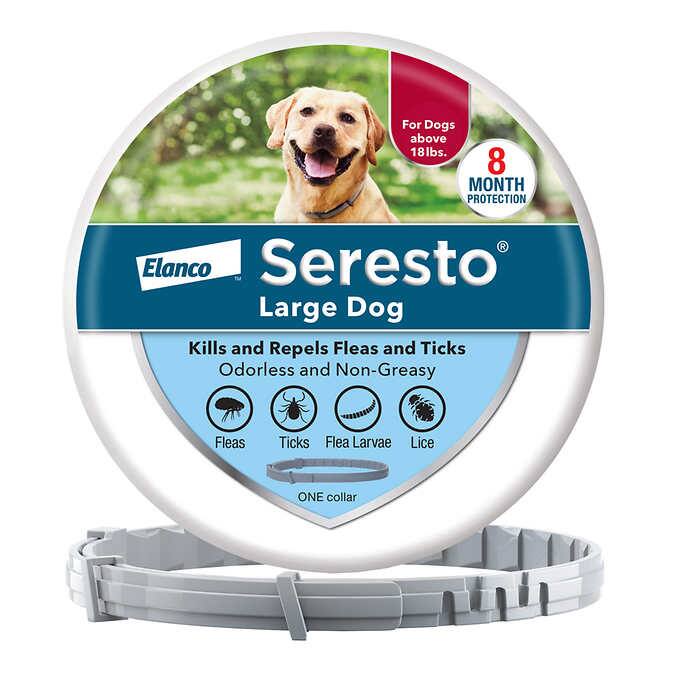 Seresto Large Dog Flea and Tick 8 Month Prevention