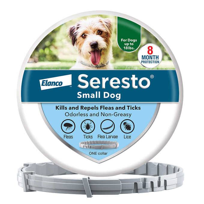 Seresto Small Dog Flea and Tick 8 Month Prevention