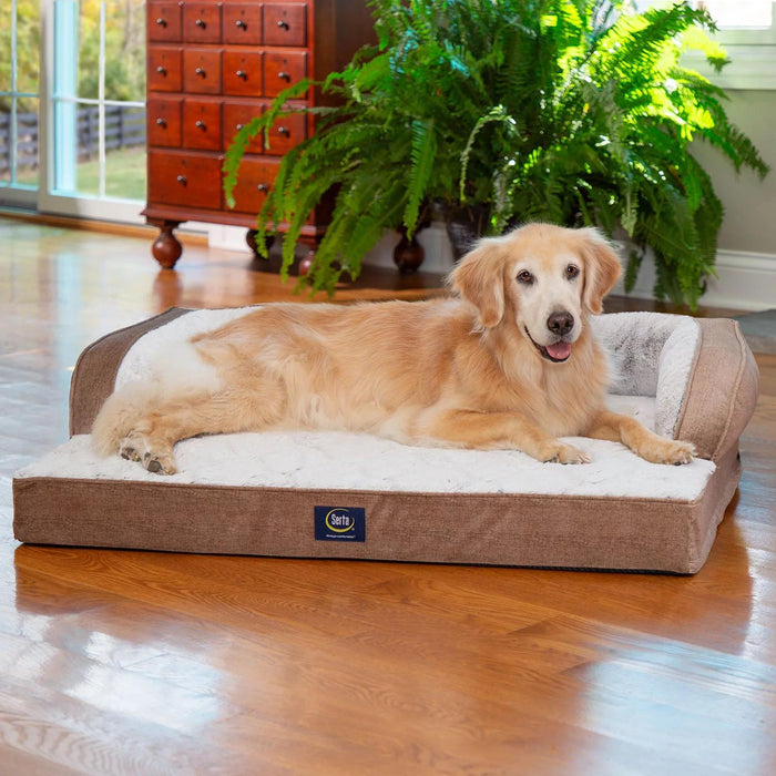 Serta Luxury Sleeper Sofa Pet Bed, Choose Size and Color