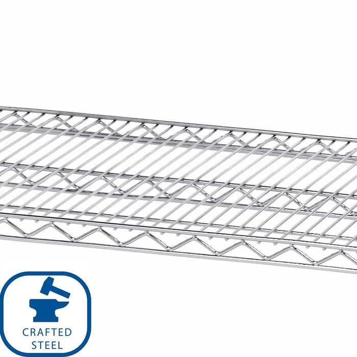 Seville Classics MEGA RACK 4-Tier NSF Steel Wire Shelving, 60 x 24 x 76 H