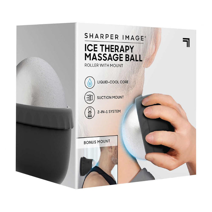 Sharper Image Massage Ice Ball Roller with Mount