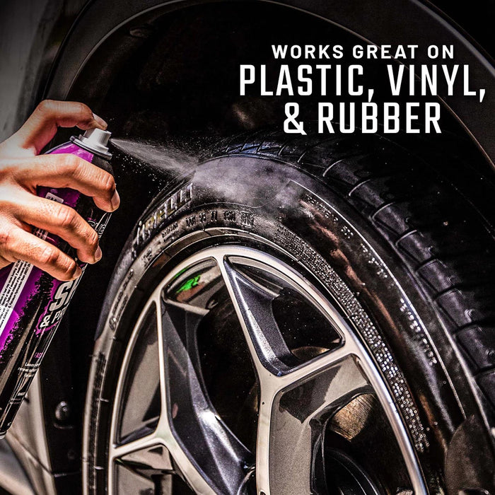 Slick Products 4-Pack Automotive Shine and Protectant Spray Coating + 2-Pack Microfiber Towels