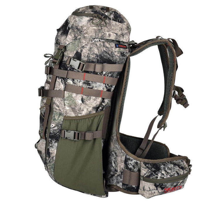 Sports Afield Hunting Day Pack With Mossy Oak Terry Coyote Camo