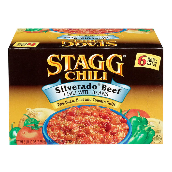 Stagg Silverado Beef Chili with Beans 15 oz., 6 pk.