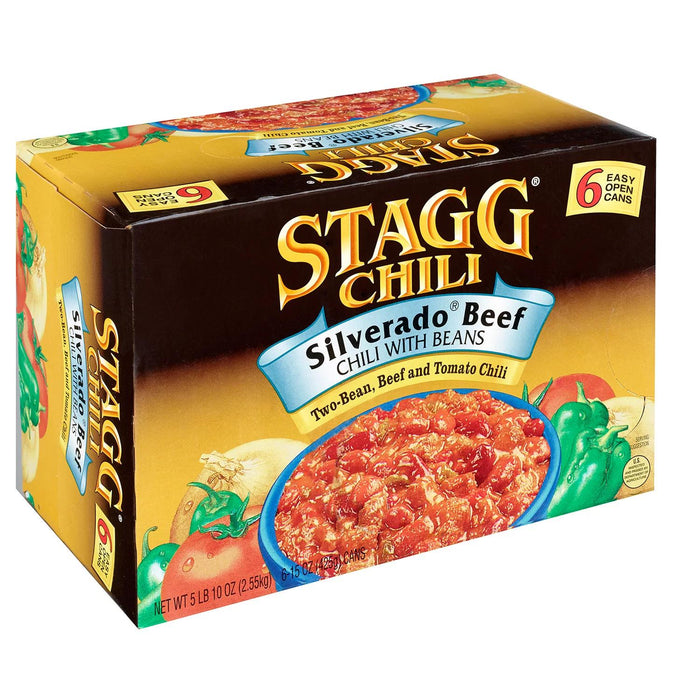 Stagg Silverado Beef Chili with Beans 15 oz., 6 pk.