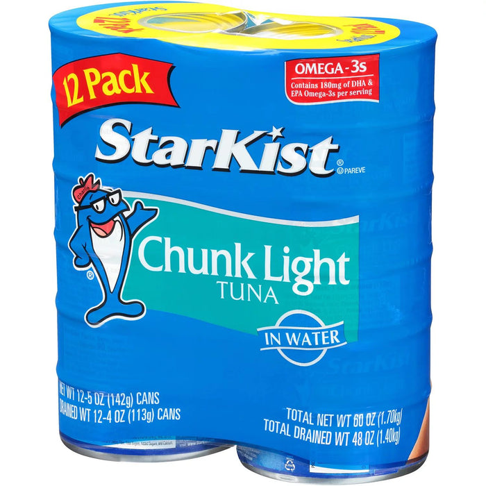 StarKist Chunk Light Tuna in Water 5 oz., 12 pk.