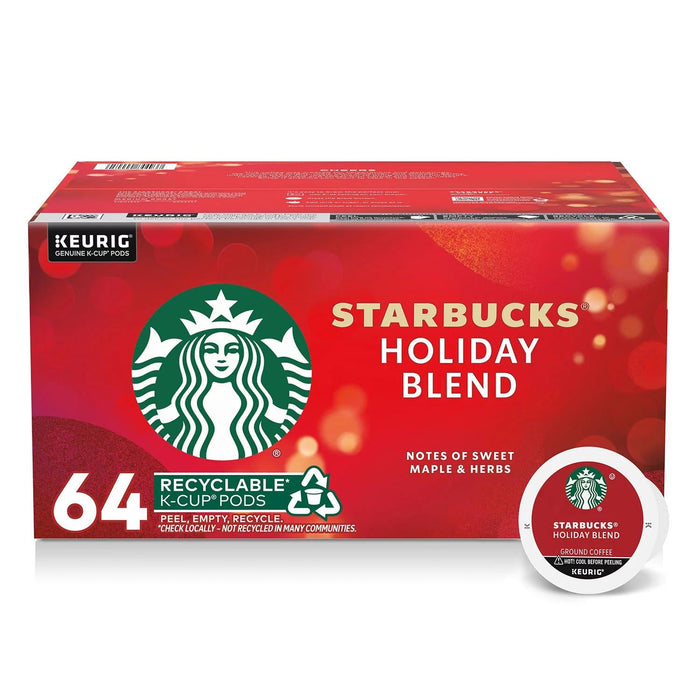 Starbucks Holiday Blend Coffee K-Cups, 64 ct.