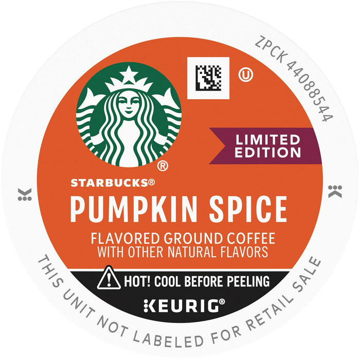 Starbucks Pumpkin Spice Naturally Flavored Coffee K-Cup Pods Limited Edition, 64-count