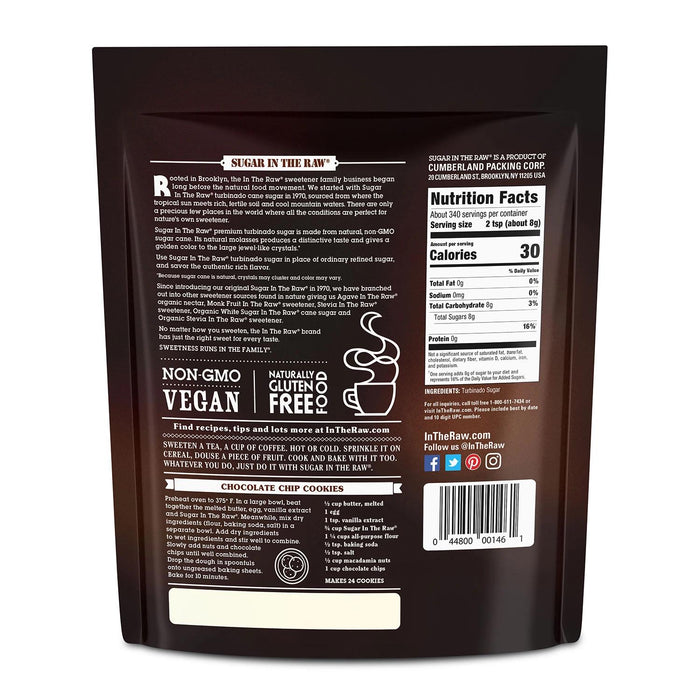 Sugar in the Raw Natural Cane Turbinado Sugar, 96 oz.