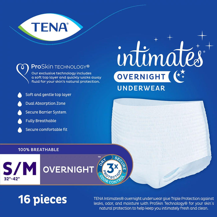 TENA Intimates Overnight Underwear, Choose Size