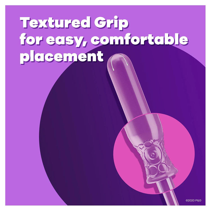 Tampax Radiant Tampons Trio Pack, Unscented, 77 ct.