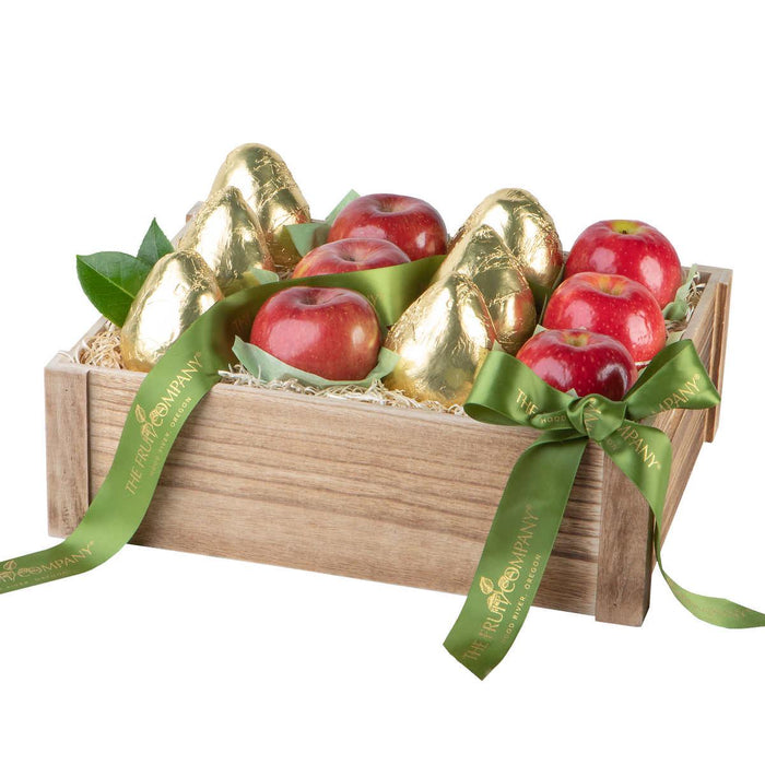 The Fruit Company Vintage Crate with Pears and Apples