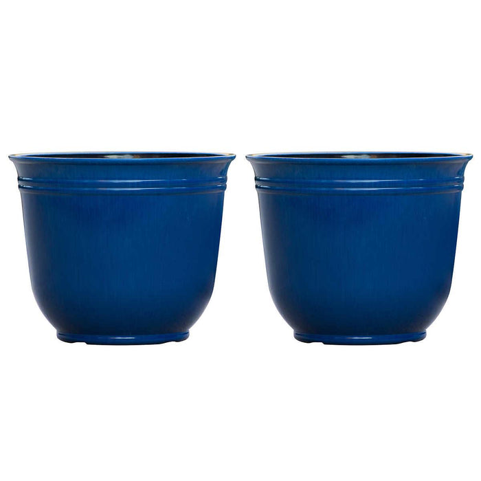 Theo Resin Planters by Trendspot, 2-pack