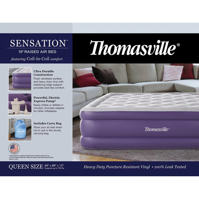 Thomasville Sensation 15 Queen Inflatable Air Mattress
