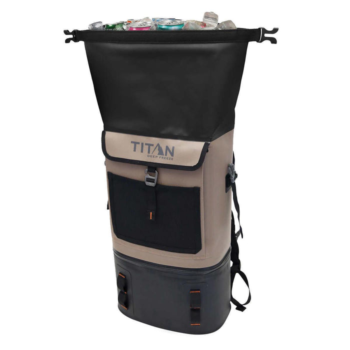 Titan Deep Freeze 24-Can High Performance, Waterproof Backpack Cooler