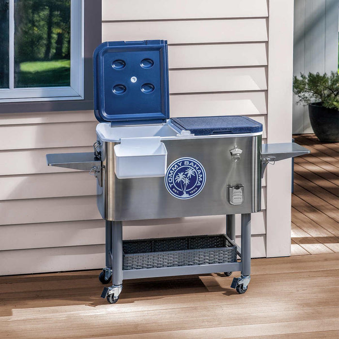 Tommy Bahama 100-quart Stainless Steel Rolling Cooler