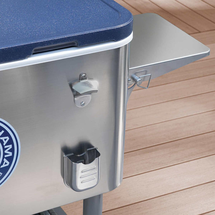 Tommy Bahama 100-quart Stainless Steel Rolling Cooler