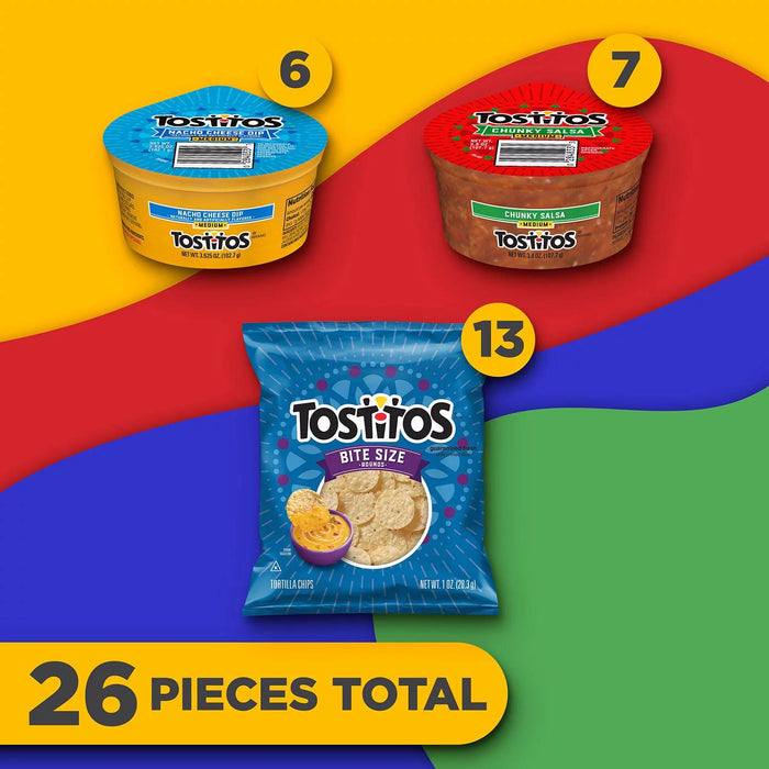 Tostitos Chips and Dip Mix, Variety Pack Snacks, 26 pk.