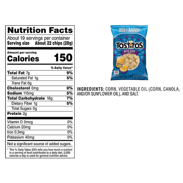 Tostitos Regular Tortilla Chips, 18.625 oz.