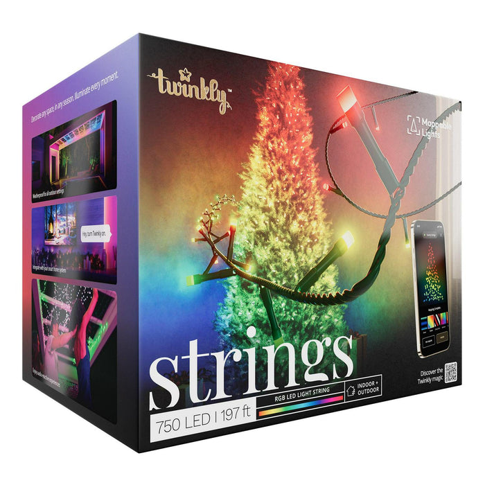 Twinkly App-Controlled Light Strings-1 String, 750 lights Per String