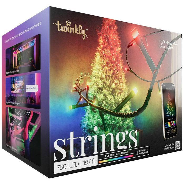 Twinkly App-Controlled Light Strings-1 String, 750 lights Per String