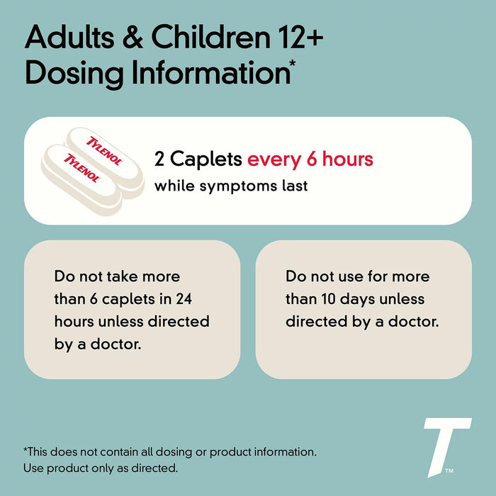 Tylenol Extra Strength Caplets, 325 ct.