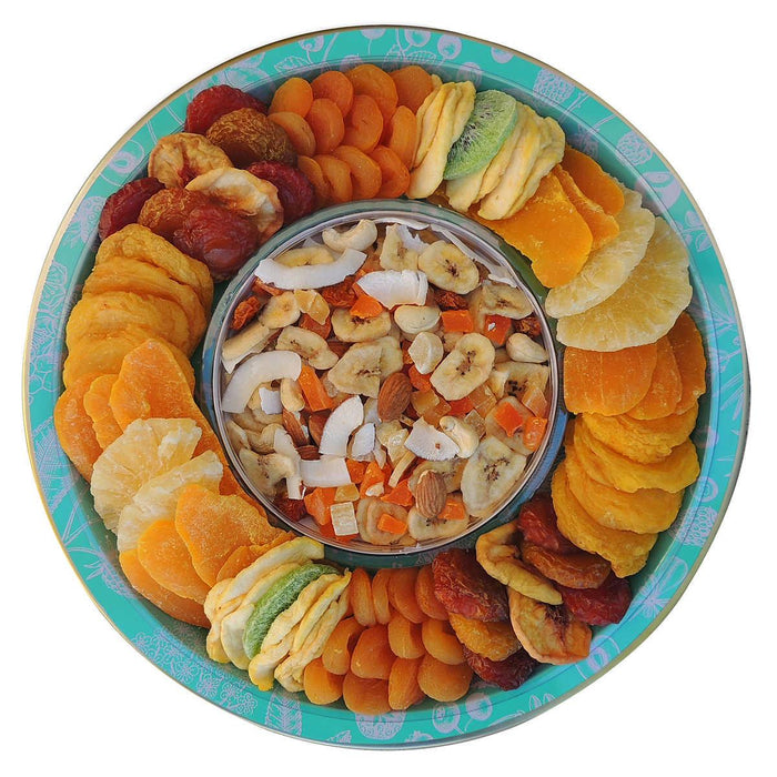 Vacaville Dried Fruit and Tropical Medley Spring Tin Tray 36 oz.