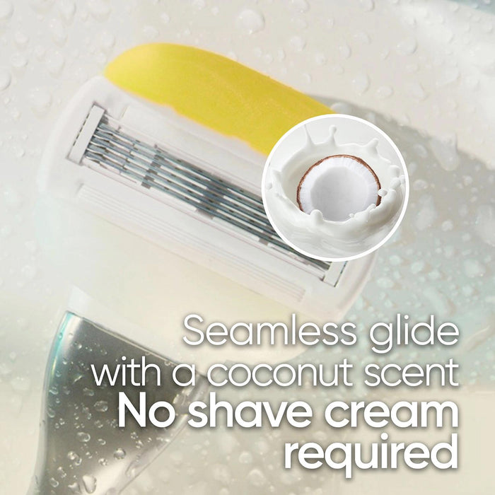 Venus Comfortglide Women's Razor, 5 Blade, Handle + 10 Cartridges
