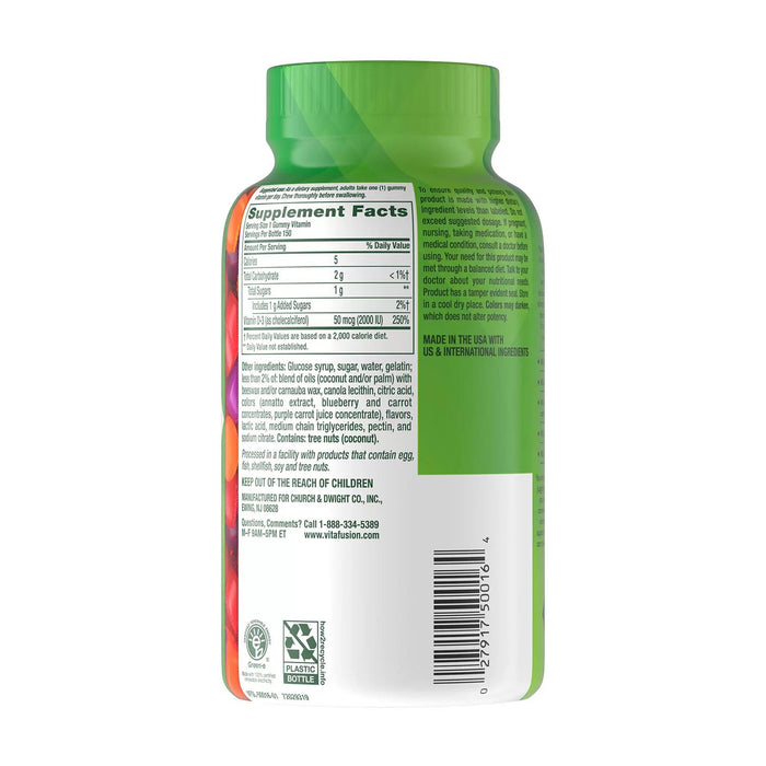 Vitafusion Vitamin D3 Gummy Vitamins, 150 ct.