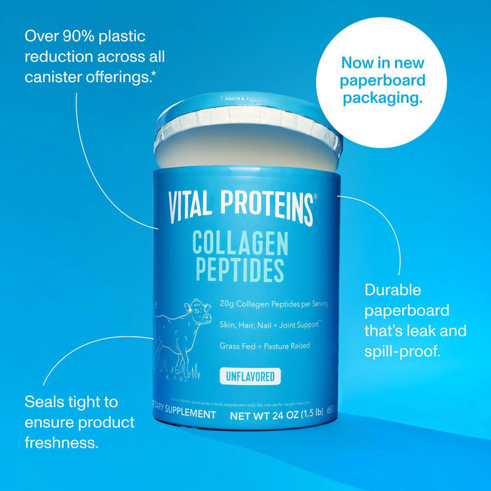 Vital Proteins Collagen Peptides Powder, Unflavored, 1.5 lbs.