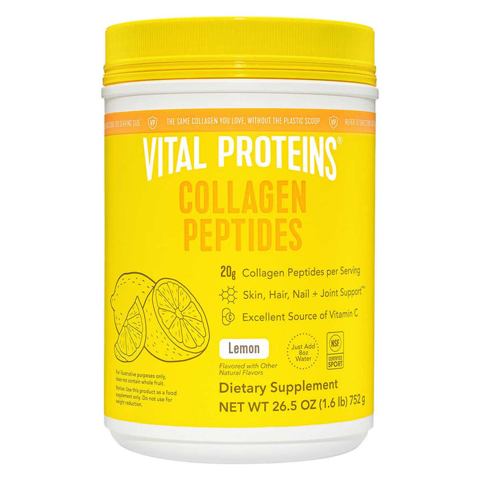 Vital Proteins Collagen Peptides, Lemon, 1.6 lbs