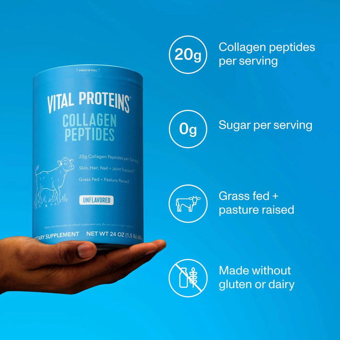 Vital Proteins Collagen Peptides Powder, Unflavored, 1.5 lbs.