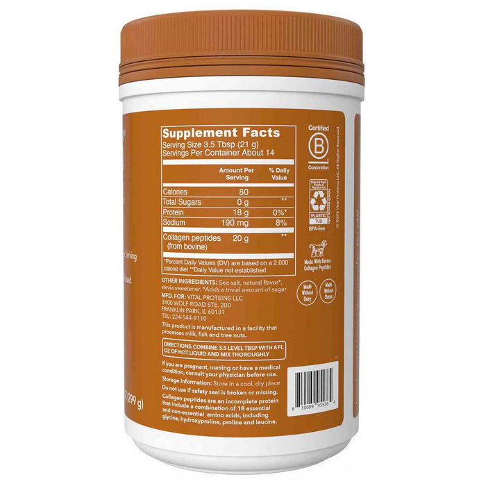 Vital Proteins Salted Caramel Collagen Peptides, 10.5 oz