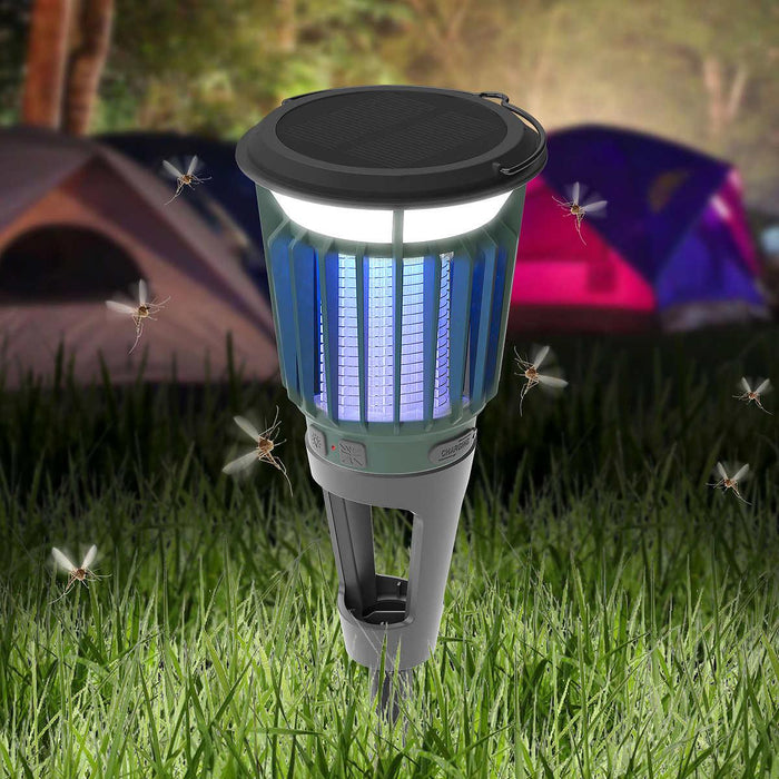 Wisely Solar Bug Zapper Lantern, 2-pack