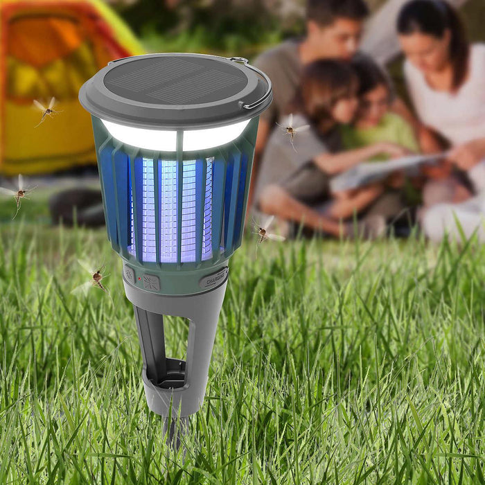 Wisely Solar Bug Zapper Lantern, 2-pack