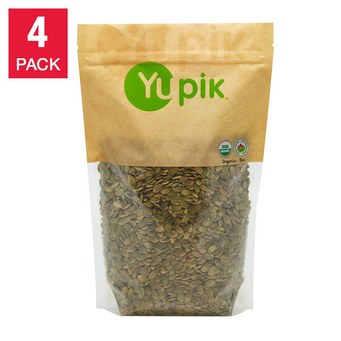 Yupik Organic Pumpkin Seeds, 2.2 lbs, 4-pack