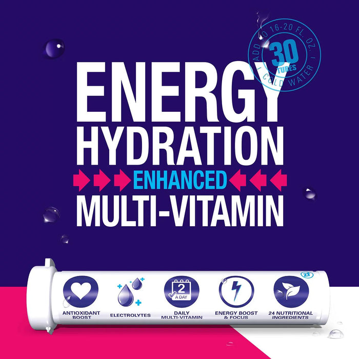 Zipfizz Energy Multi-Vitamin Hydration Drink Mix, Combo Pack, 30 ct.