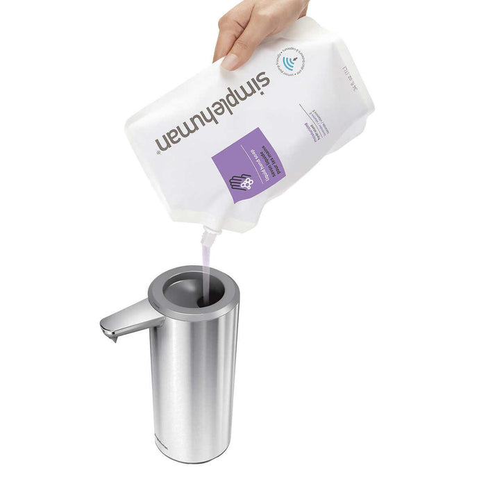 simplehuman Rechargeable Sensor Soap Dispenser, 2-pack