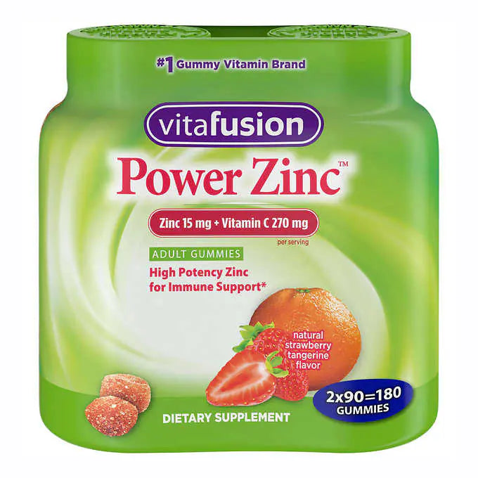 vitafusion Power Zinc 15 mg, 90 Gummies