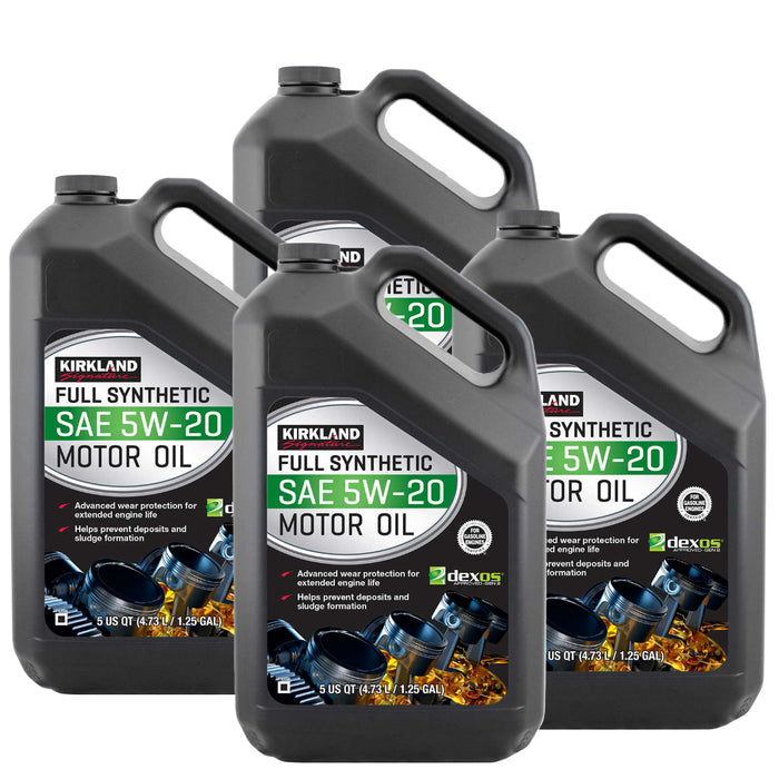 Kirkland Signature 5W-20 Full Synthetic Motor Oil 5-quart, 4-pack ) | Home Deliveries