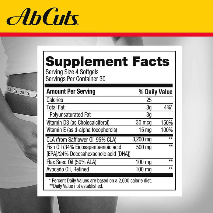 AbCuts Enhanced CLA Belly Fat Formula 3,200 mg., 240 Softgels