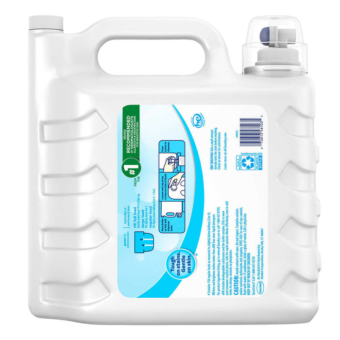 All Free and Clear Plus+ HE Liquid Laundry Detergent, 158 loads, 237 fl oz - Home Deliveries