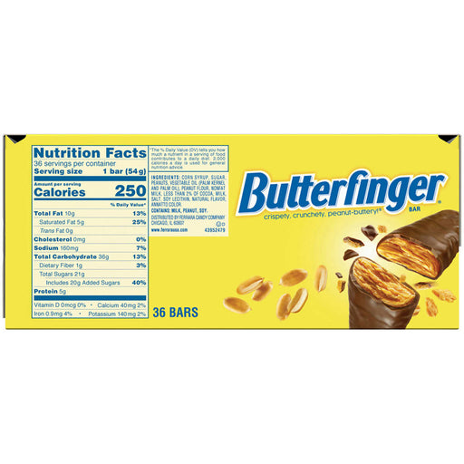Butterfinger Candy Bar, 1.9 oz, 36-count ) | Home Deliveries