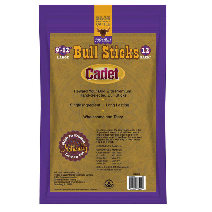Cadet Bully Stick Variety 9 -12  2-pack ) | Home Deliveries