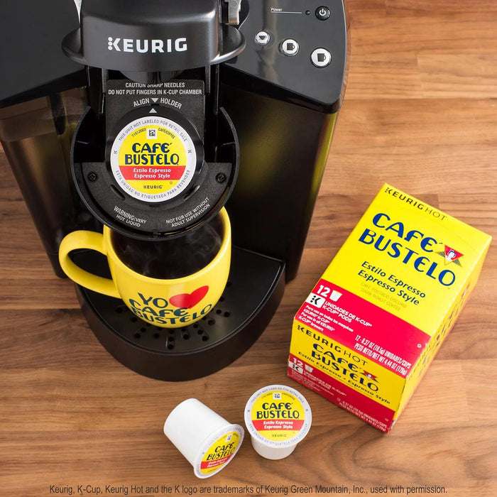 Caf Bustelo, Espresso Style Dark Roast Coffee, Keurig K-Cup Pods (80ct.) ) | Home Deliveries