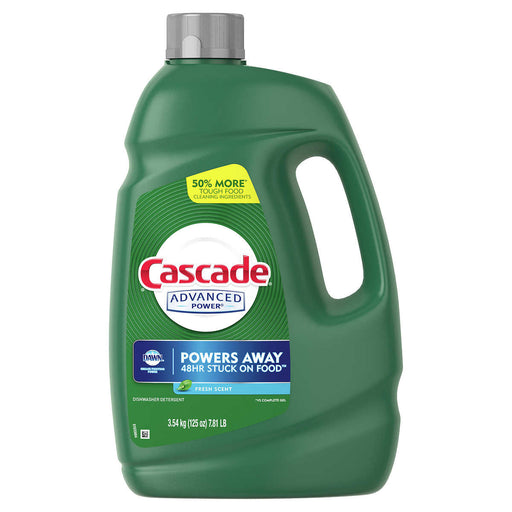 Cascade Advanced Power Liquid Dishwasher Detergent, Fresh Scent, 125 fl oz ) |