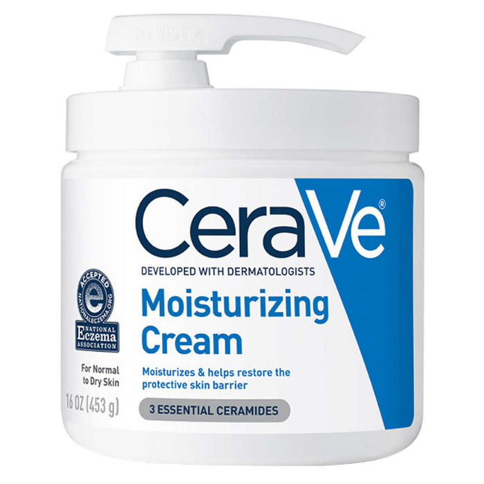 CeraVe Moisturizing Cream 16 oz pump + 16 oz refill, 2-pack ) | Home Deliveries