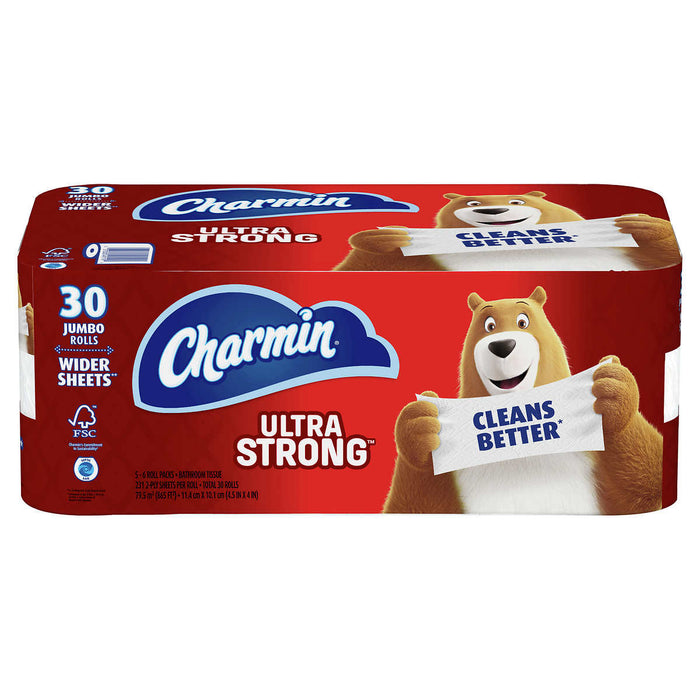 Charmin Ultra Strong Bath Tissue, 2-Ply, 231 Sheets, 30 Rolls ) | Home Deliveries