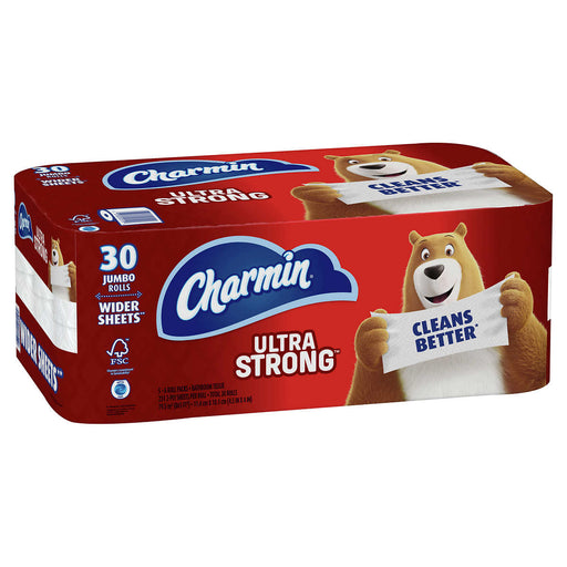 Charmin Ultra Strong Bath Tissue, 2-Ply, 231 Sheets, 30 Rolls ) | Home Deliveries